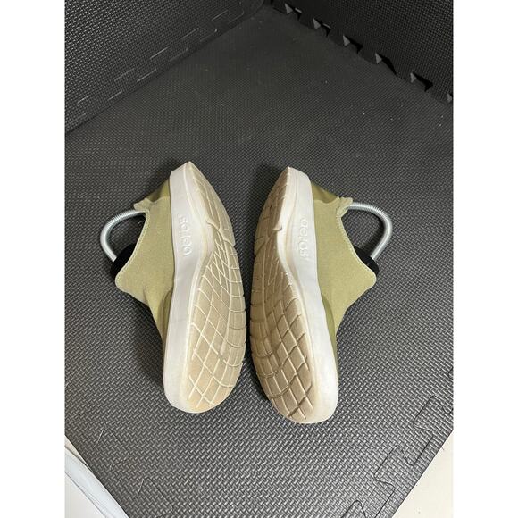 OOFOS OOmg Eezee Low Recovery Shoes Women's Size 9 Sage‎ Green Slip On Sneaker - Picture 3 of 7